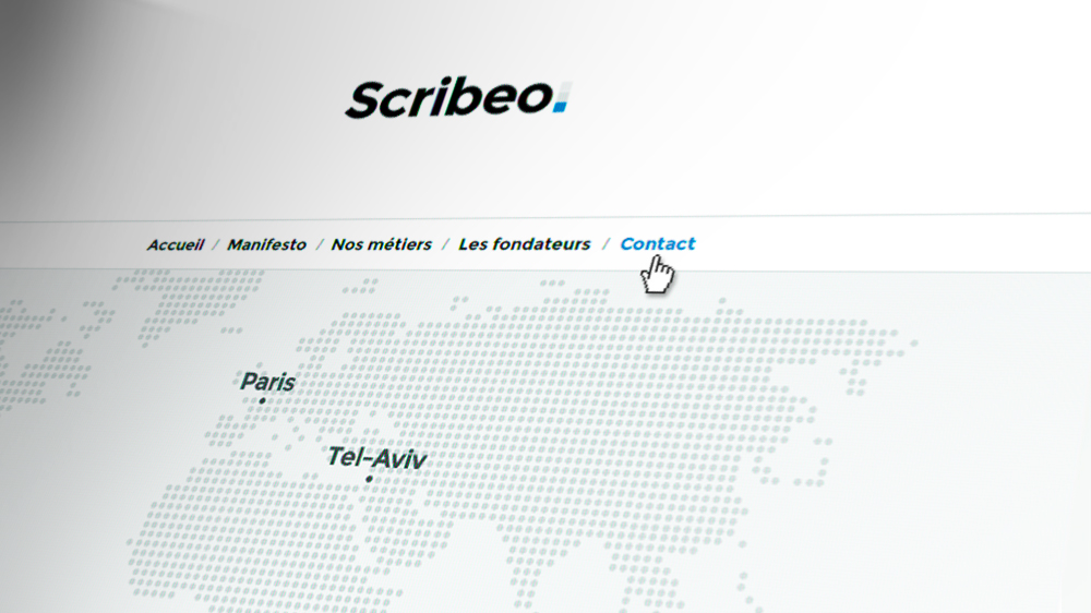 Scribeo : Aperçu du site WordPress