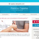 Aperçu mobile site Ostéopathie