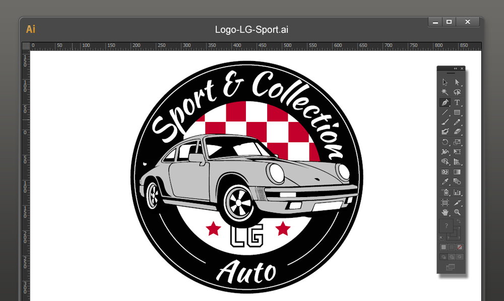 Création du logo location voiture